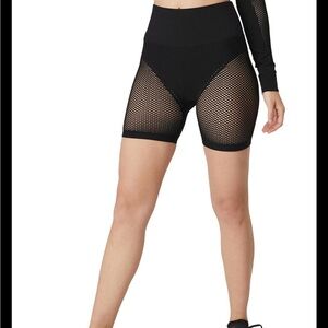 8076. Free People mesh bikers